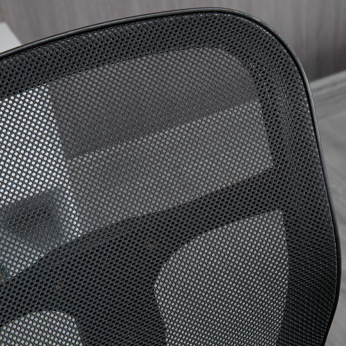 Produktbild Swisshandel24 Bürostuhl, ergonomisch, mit Armlehne, mit Fussstütze, Mesh, Schwarz