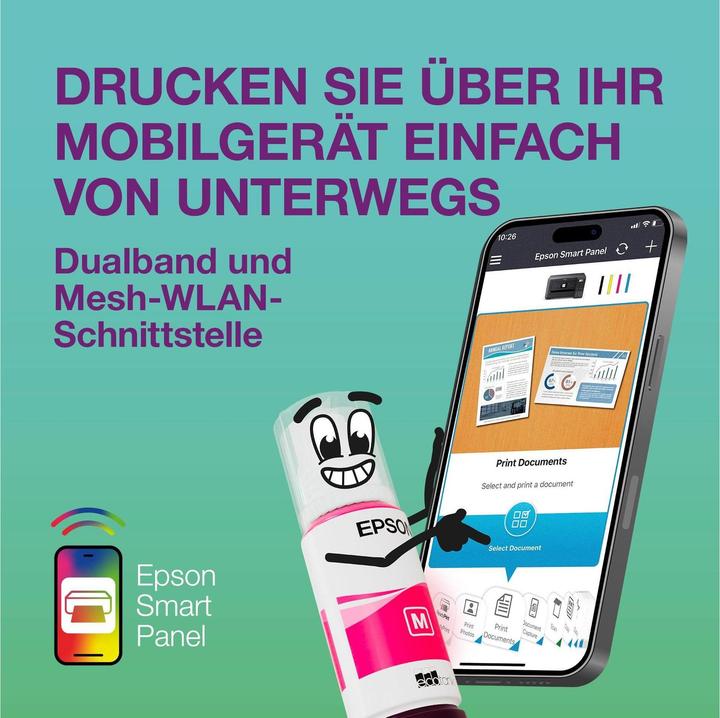 Actual product image Epson EcoTank ET-3956 (Ink tank, Colour)