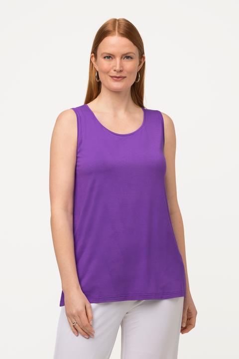 Produktbild Ulla Popken Top, Rundhals, Classic, Stretch, breite Träger, ärmellos (50, 52)