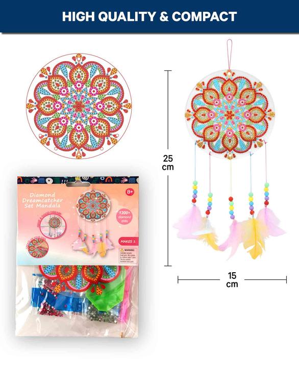 Produktbild I Am Creative Diamond Dreamcatcher Set Mandala