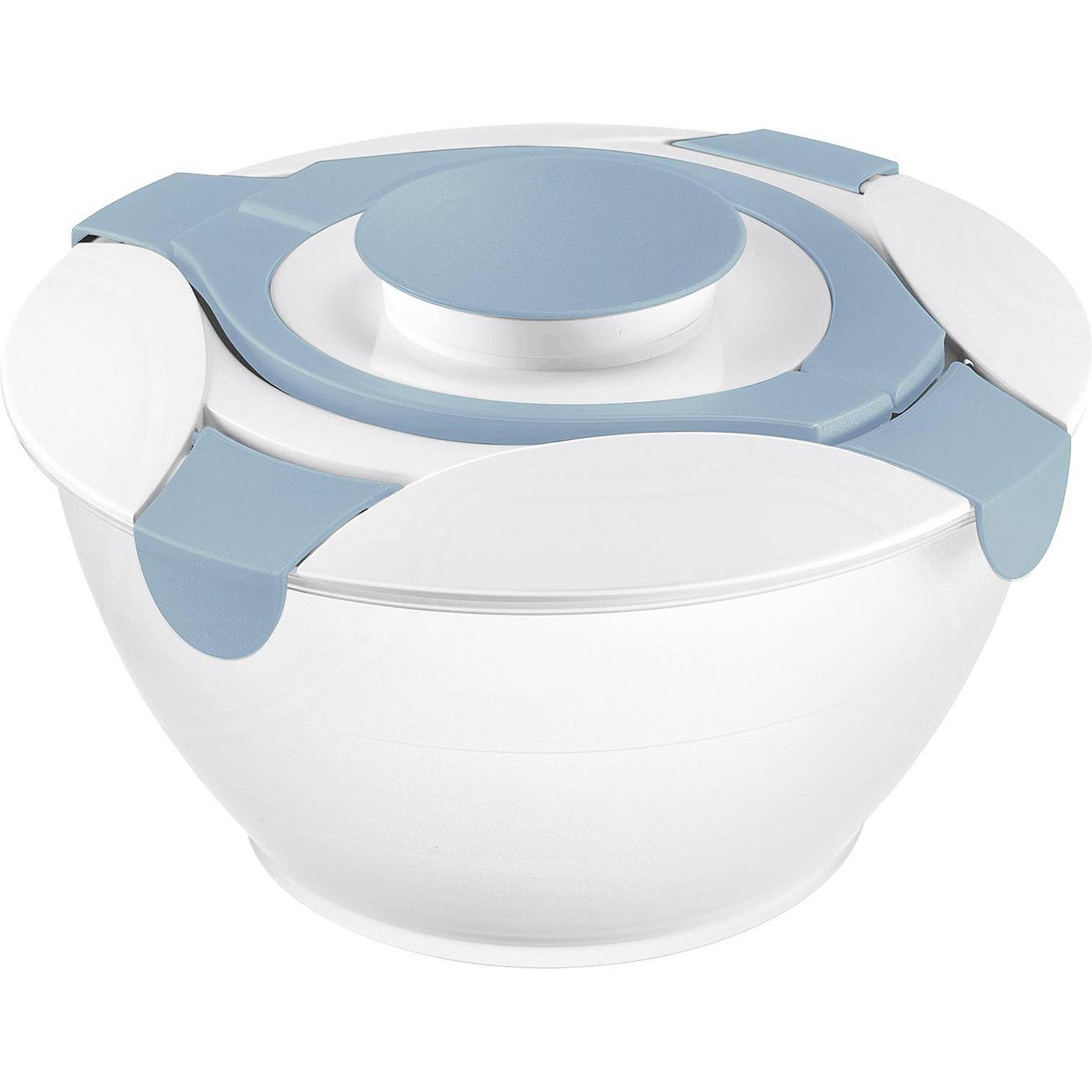 Westmark Salatbutler 6,5l blau, Schüssel + Schale, Blau