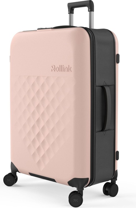 Produktbild Rollink Harde koffer / Trolley / Reiskoffer - Vega 360 - 76 cm - Rose (105 l, L (90 - 115l))