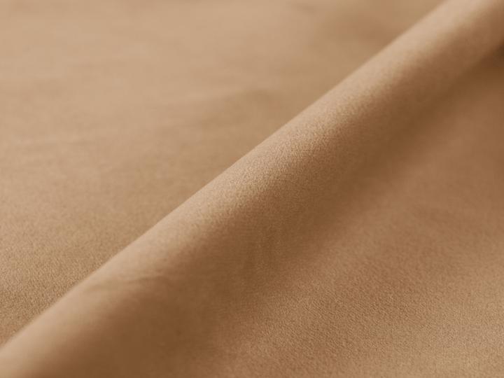 Actual product image Micadoni Velvet Storage Bed With Headboard, "Lupine", Sand, 226x186x95 Made in Europe (160 x 200 cm)