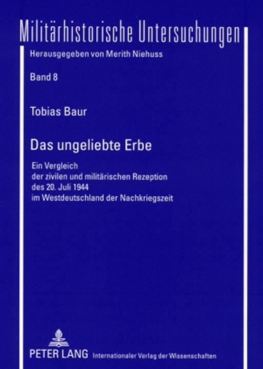 Produktbild Das ungeliebte Erbe (Deutsch, Tobias Baur, 2007)