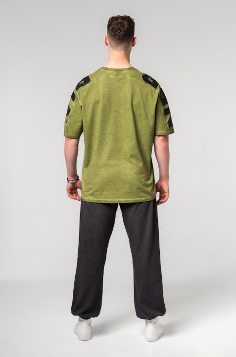 Immagine prodotto Nebbia T-shirt oversize slavata Lifting Club 368 - verde (XL)