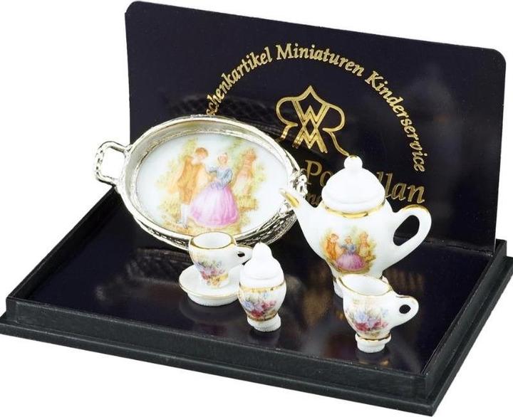 Produktbild Reutter 001.362/6 - Metalltablett "Barock", Miniatur