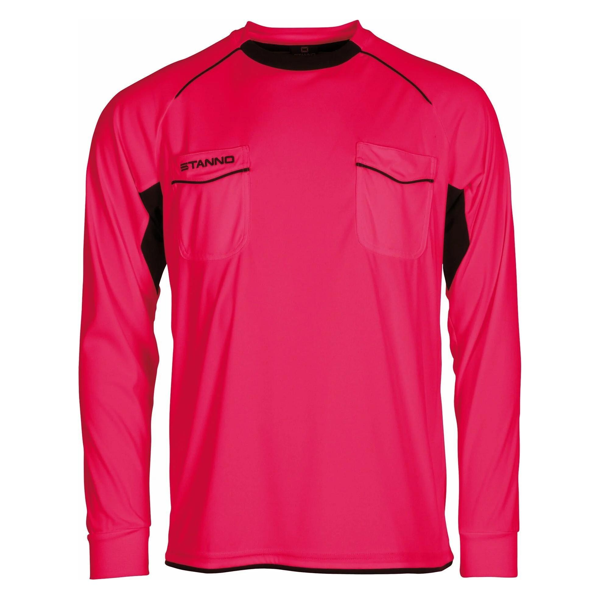 Stanno, Unisex, Sportshirt, Bergamo Schiedsrichter Trikot Langarm (S), Pink, S