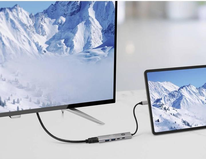 Produktbild Renkforce USB-C Dockingstation RF-DKS-908 Passend für Marke Dockingstations Universal (USB-C)