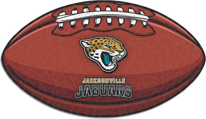 Produktbild Iconic NFL - Jacksonville Jaguars – Football mit Logo - Holz Puzzle Grösse M (270 Teile) (270 Teile)