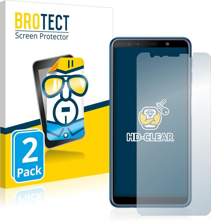 Actual product image BROTECT Screen Protector Clear (2 pcs., Samsung Galaxy A7 (2018))