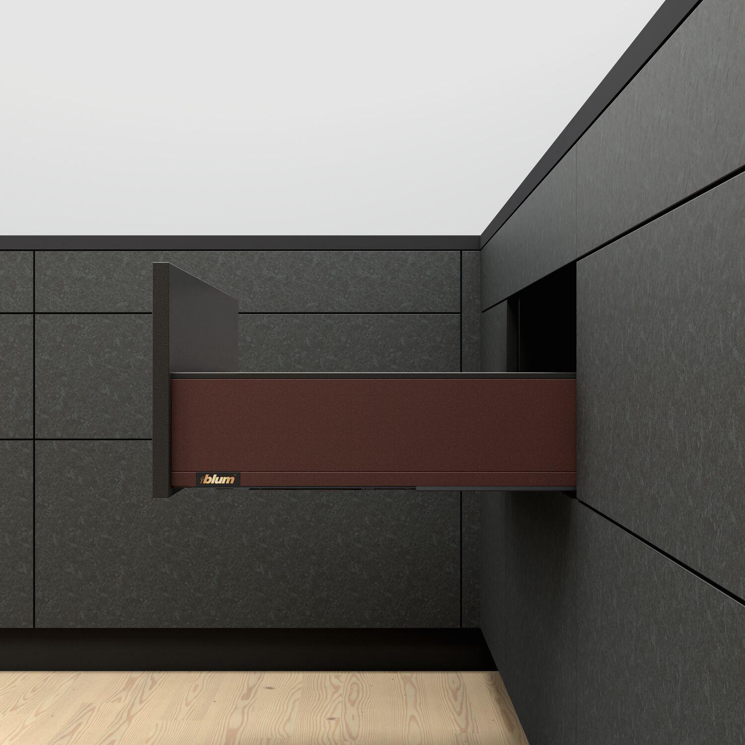 Thumbnail - Blum, Schubladenauszüge, LEGRABOX special edition Dekorelement Höhe K, NL 350 mm, Noble Rust