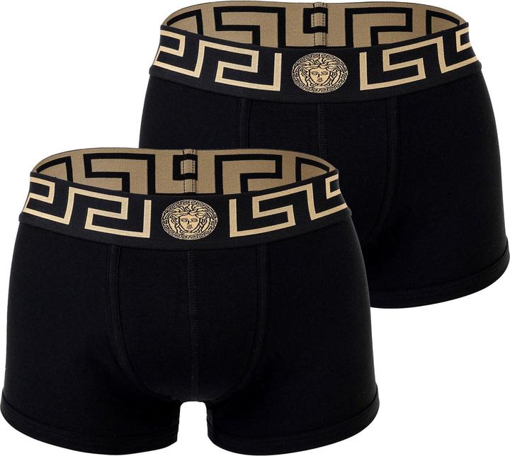 Produktbild Versace Bi-Pack Trunk Jersey Topeka Bi-Stretch Cotton Organic New Logo (L, 2er Pack)