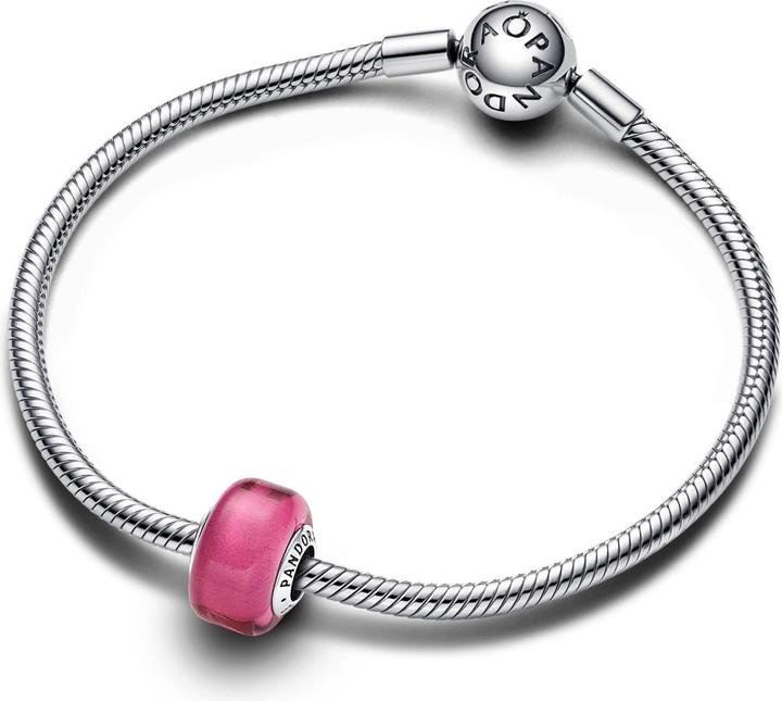 Immagine prodotto Pandora Mini ciondolo in vetro di Murano rosa (Argento 925, Vetro)