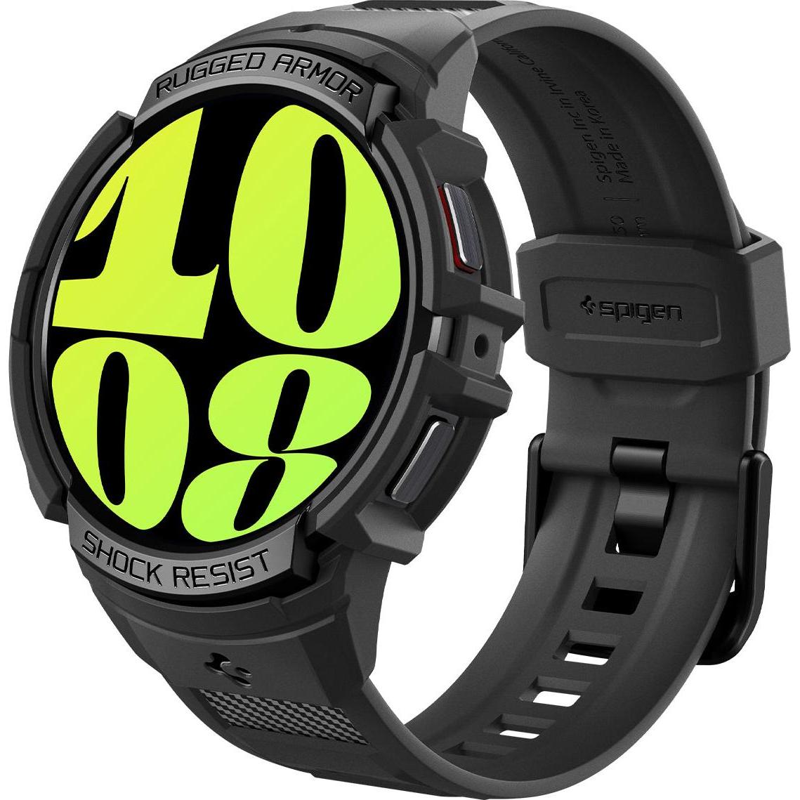 Spigen Rugged Armor Pro, Smartwatch Zubehör, Schwarz