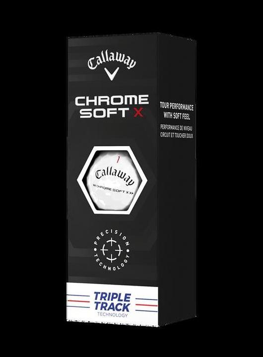 Actual product image Callaway Chrome Soft X TripleTrack 22 white
