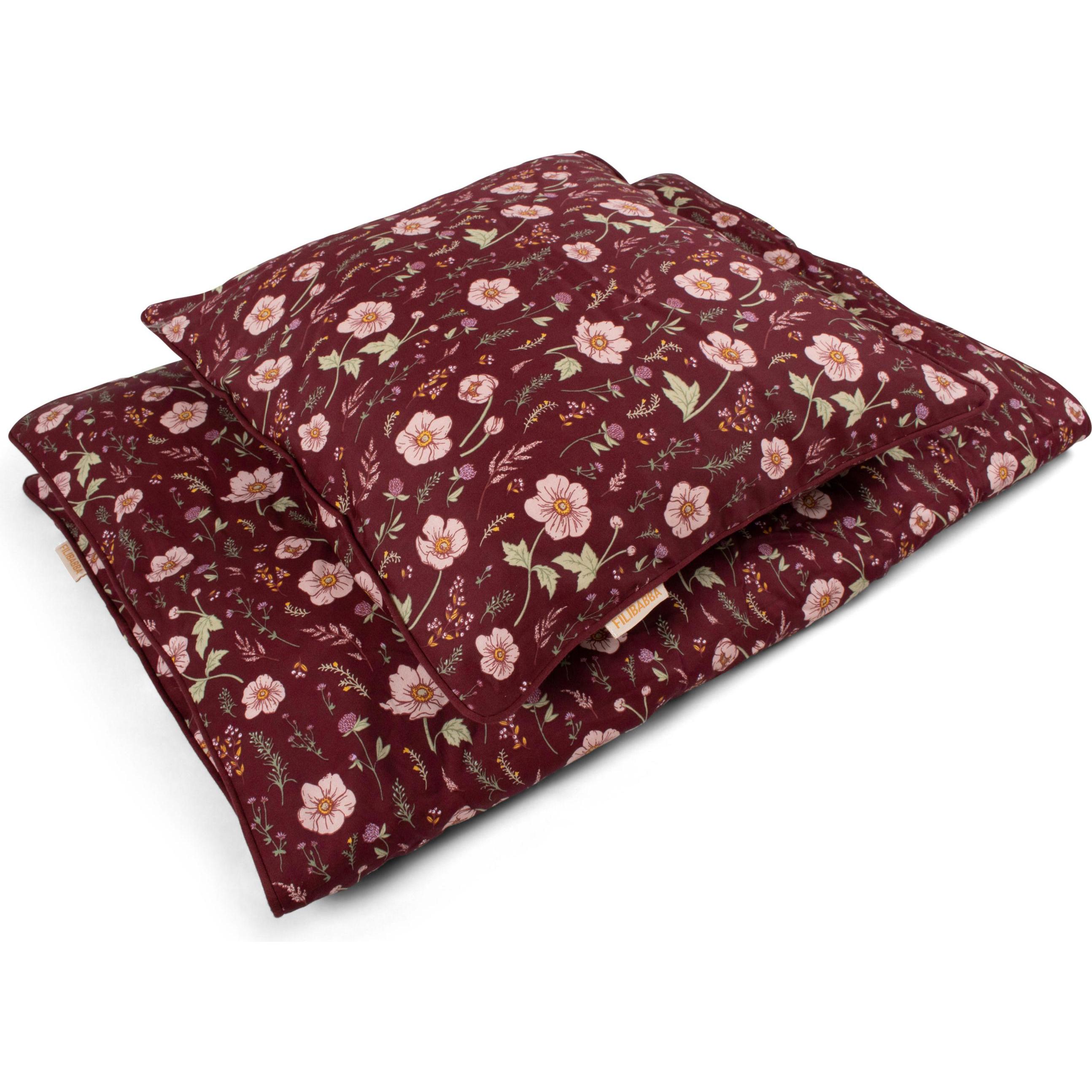 Filibabba, Babybettwäsche, Babybettwäsche GOTS - Fall Flowers (70 x 100 cm, 40 x 45 cm)