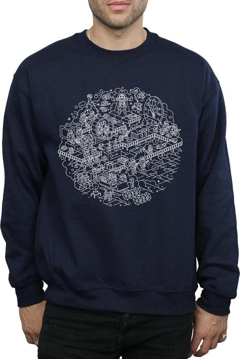 Produktbild Star Wars Christmas Death Star Sweatshirt (L)