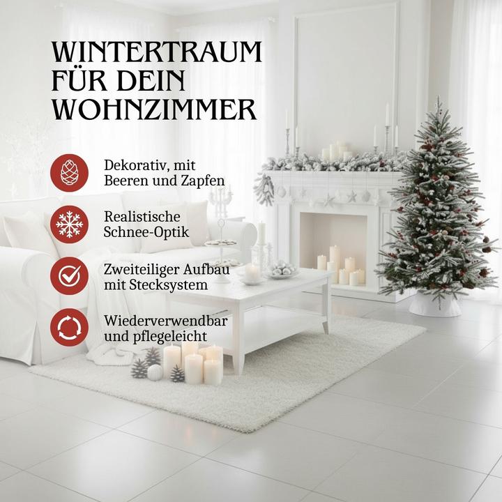 Produktbild Hermex Kunst-Weihnachtsbaum (150 cm)