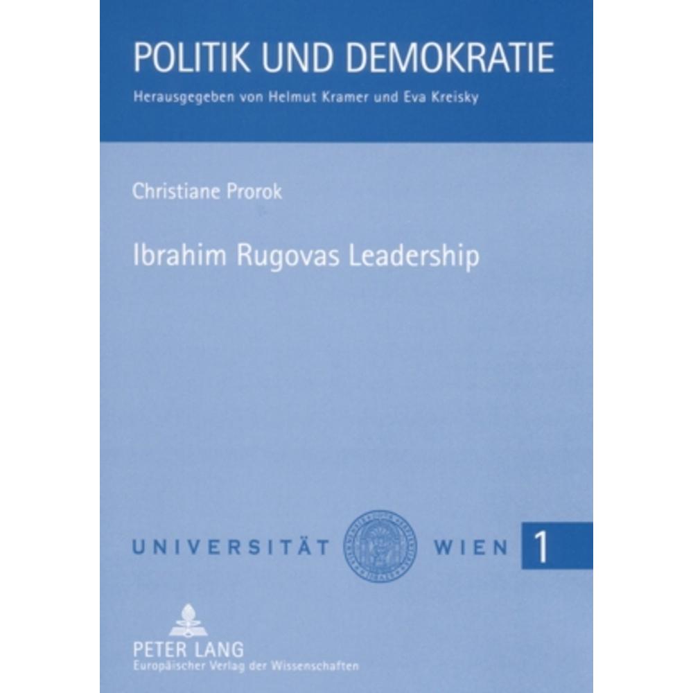 Ibrahim Rugovas Leadership, Fachbücher von Christiane Prorok