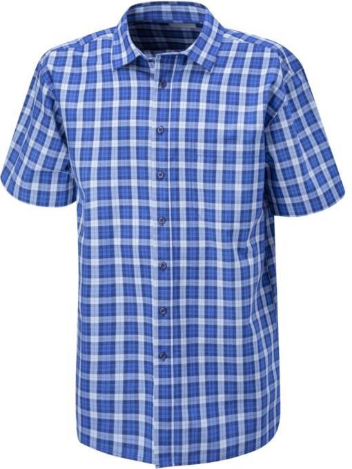 Produktbild Explorer Kurzarmhemd, kariert blau-hellblau (M)