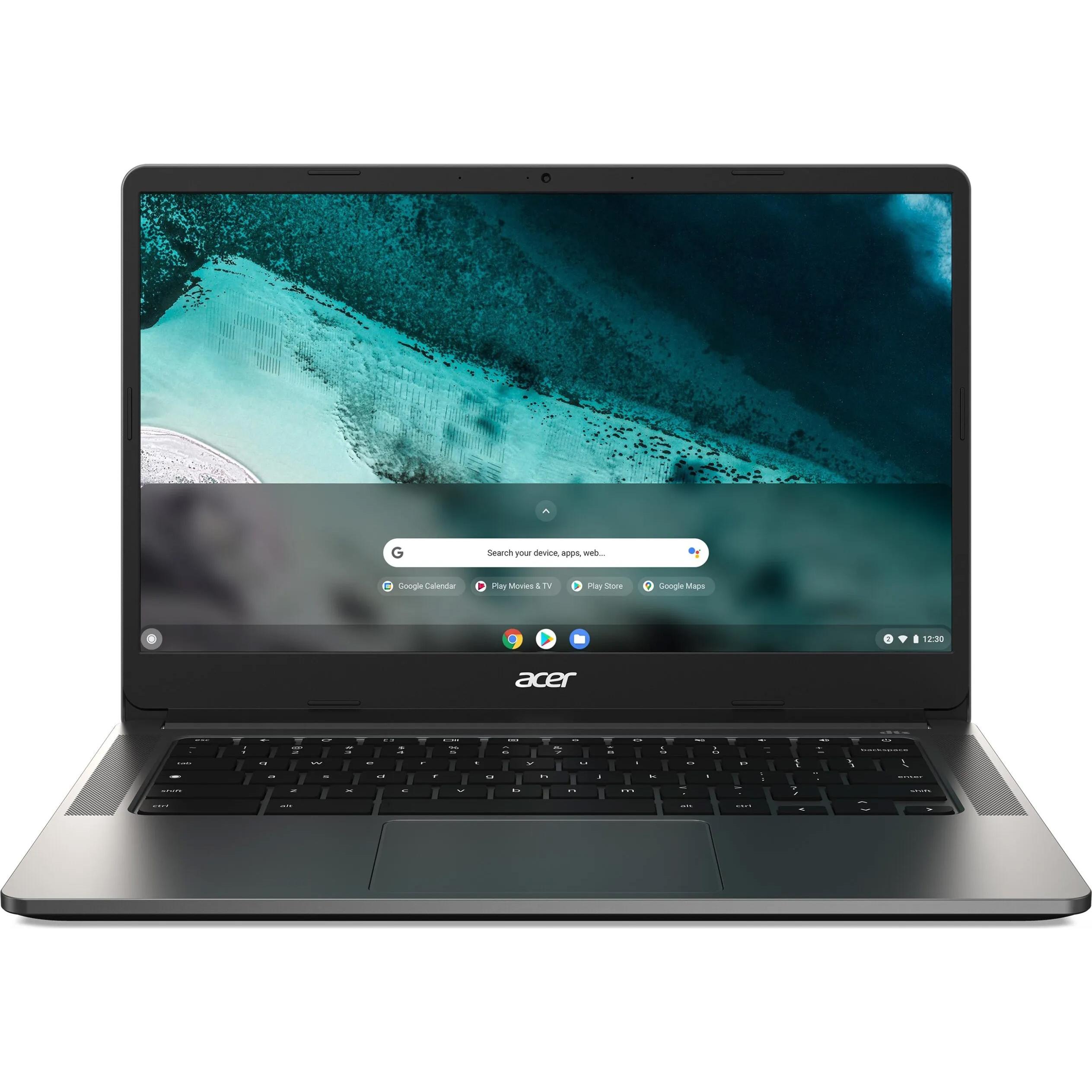 Acer Chromebook 314 (14", Intel Celeron N4500, 8 GB, DE), Notebook, Grau