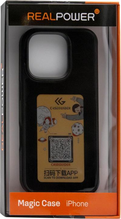 Produktbild RealPower MAGIC CASE,iPhone 16 Pro,color,Magsafe,bla (Apple iPhone 16 Pro)