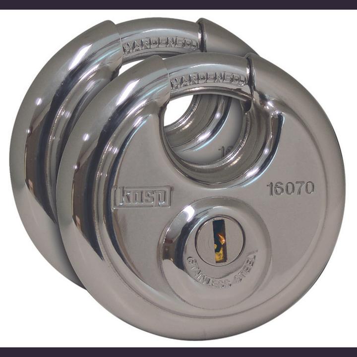 Produktbild Kasp Vorhängeschloss K16070D2 Silbe