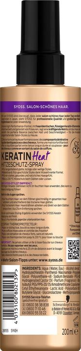 Actual product image Syoss Heat Spray Keratin (200 ml)