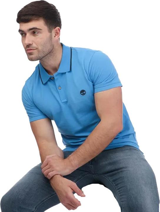 Actual product image Timberland Unisex Adult Printed Short-Sleeved Polo Shirt (S)