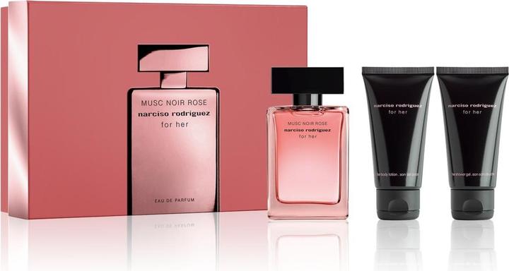 Produktbild Narciso Rodriguez Musc Noir Christmas 2023 Rose Eau de Parfum 50 / Body Lotion Shower Gel (Eau de Parfum, 50 ml)