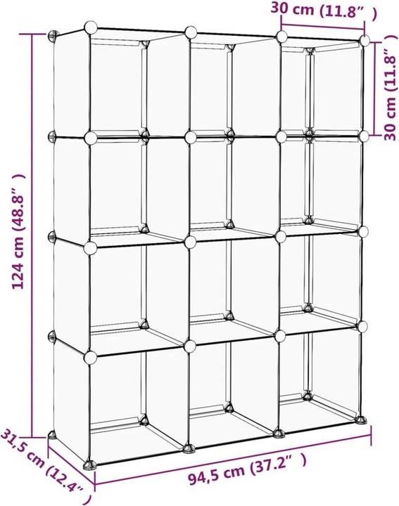 Actual product image vidaXL Manon (94.5 x 31.5 x 124 cm)