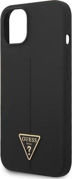 Produktbild Guess GUHCP14SSLTGK iPhone 14 6,1" czarny/black hardcase Silicone Triangle (Apple iPhone 14)