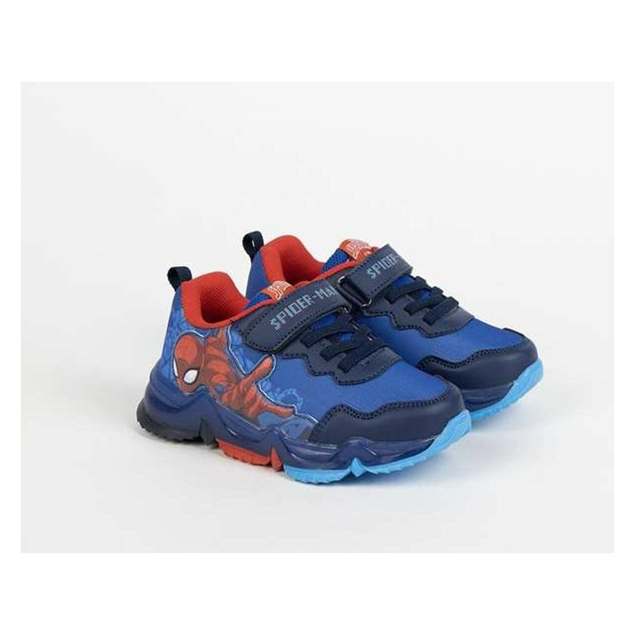 Spiderman, Jungen, Hallenschuhe, Kinder Sportschuhe Spider-Man (32), Blau