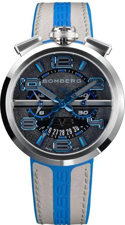 Image du produit Bomberg 1968 Chronographe noir et bleu (Chronographe, Horloge analogique, 45 mm)
