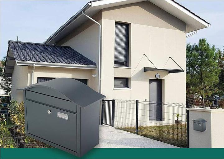 Actual product image SafePost 948 Letterbox anthracite