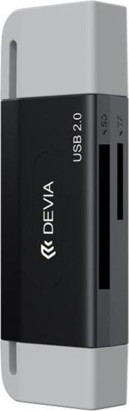 Actual product image Devia card reader 2in1 EL239 USB/USB-C 2.0 black (USB 2.0)