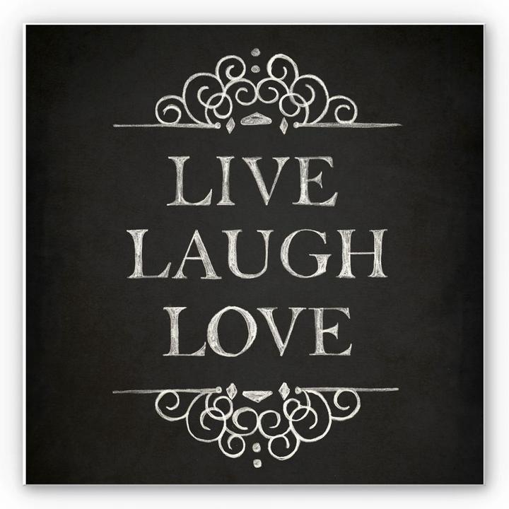 Produktbild Trenddeko Live Laugh Love (20 x 20 cm)