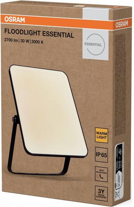 Actual product image Osram Floodlight Essential 30W 3000K 4099854429750 LED-Aussenstrahler 30.00 W Wa (IP65)