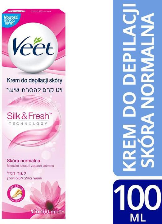 Actual product image Veet depilatory cream for normal skin 100 ml (Aftershave gel, 100 ml)