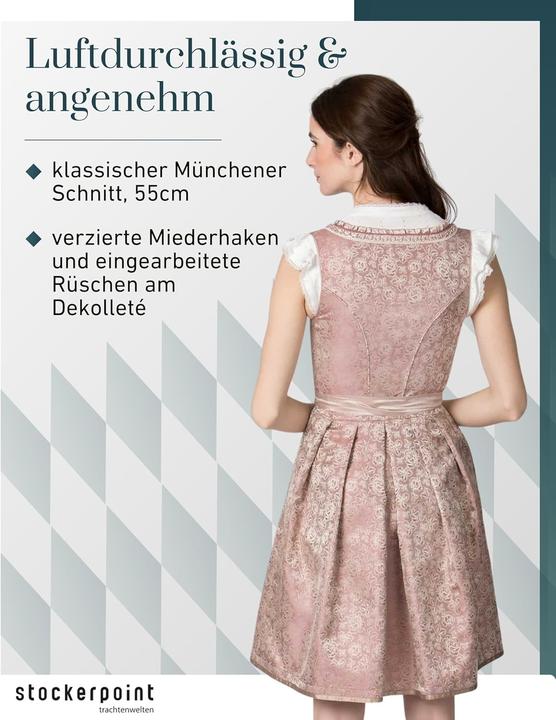Image du produit Stockerpoint Robe Noelia avec tablier en dentelle (36)