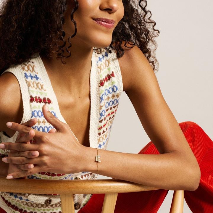 Produktbild Fossil Sutton ArmbandÂ Pave Butterfly (16.51 cm, Edelstahl)