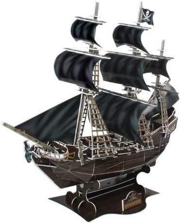 Actual product image Cubicfun Puzzle 3D Pirate and ship Queen Anne (155 pieces)