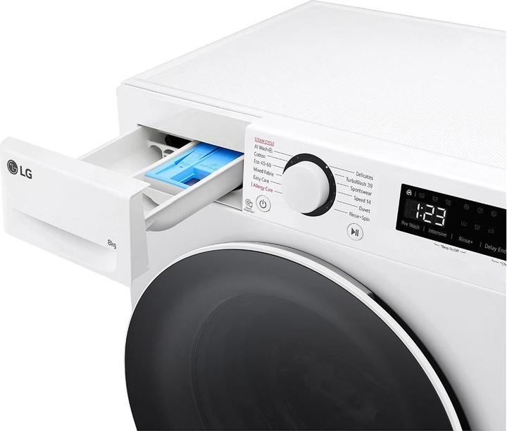 Produktbild H.L Data Storage F2WR508S0W Washing machine, A-10%, Front loading, Washing capacity 8 kg, Depth 47.5 cm, 1200 RPM (8 kg, Links)