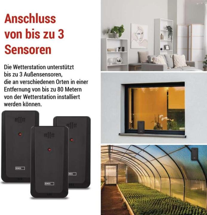 Immagine prodotto Emos Drahtlose Wetterstation E8614