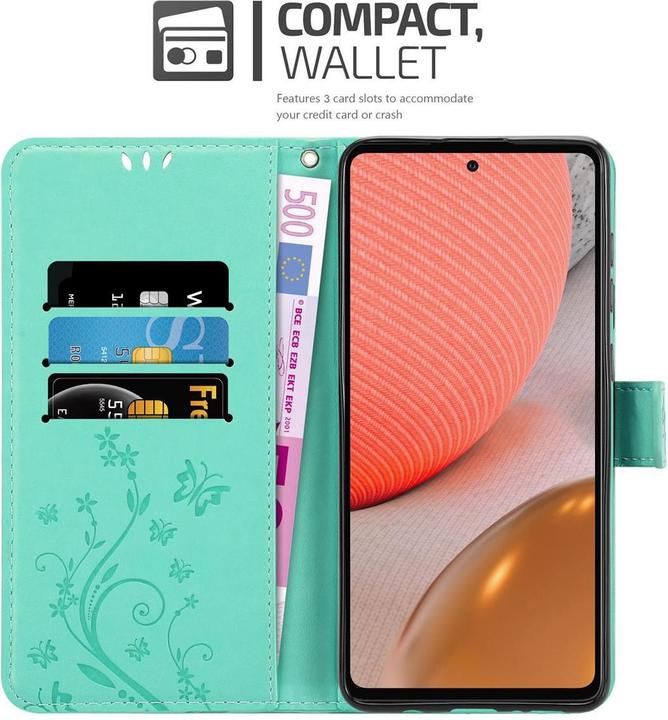 Image du produit Cadorabo Pochette Flower Book (Samsung Galaxy A72, Samsung Galaxy A72 5G)