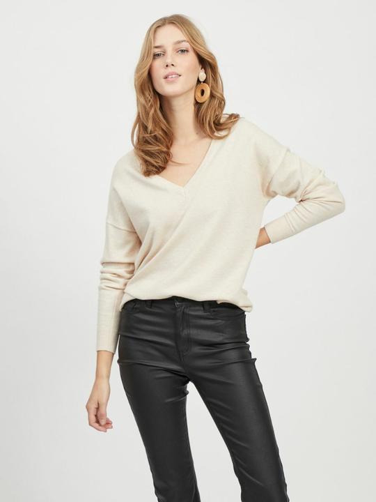 Produktbild Object Tiefer V-Ausschnitt Strickpullover (M)