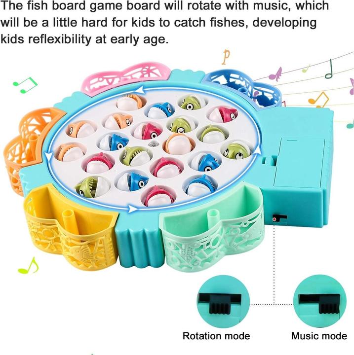 Produktbild The Toy Company Angelspiel 21 Fische mit Musik