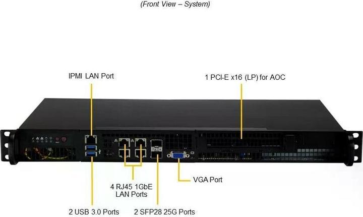 Image du produit Supermicro SuperServer SYS-510D-4C-FN6P