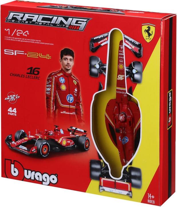 Actual product image Bburago Ferrari F1 SF-24 1/24 Kit Leclerc 2024