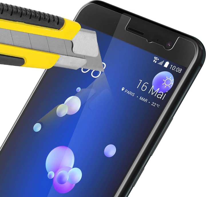 Produktbild Avizar Kristallklare Folie, Glas-Displayschutz (2 Stück, HTC U11)